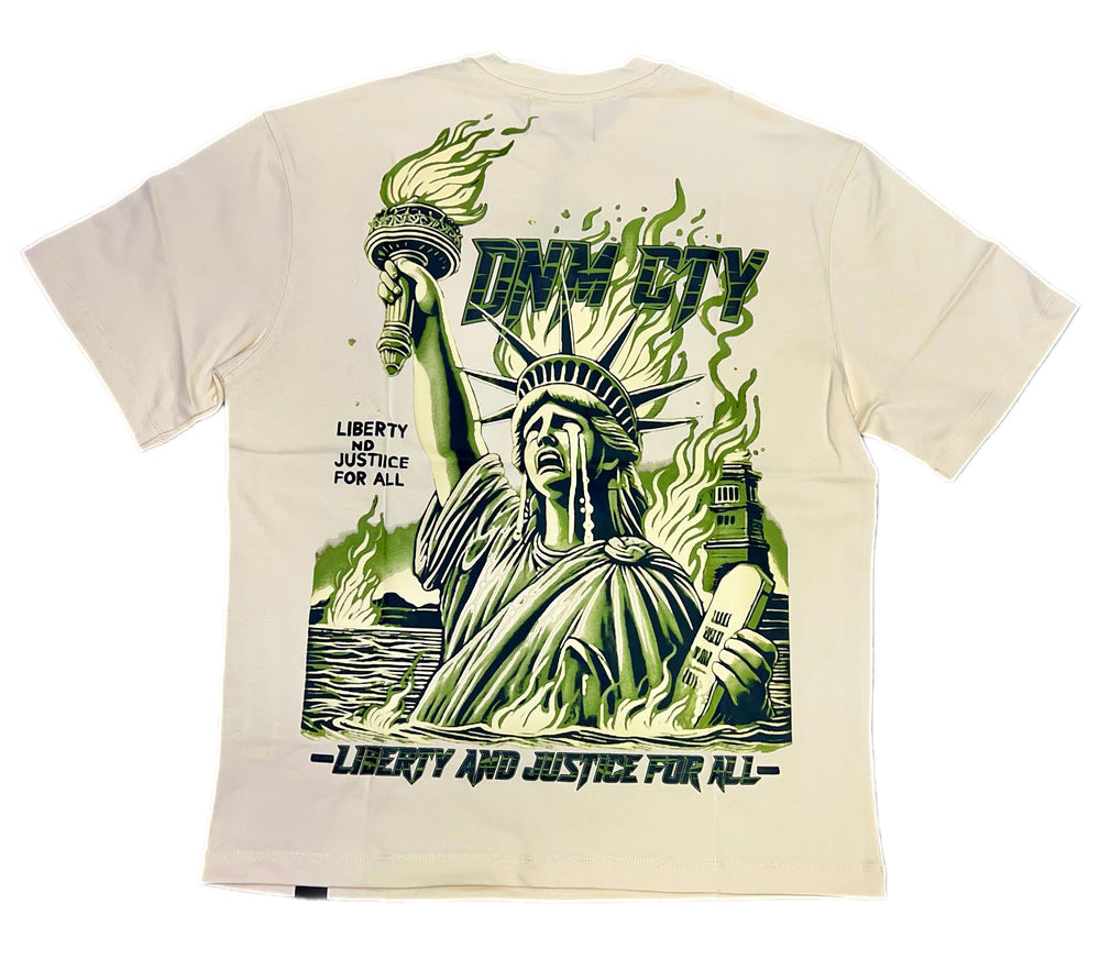 Liberty & Justice For All Oversized Premium T-Shirt (Multiple Colors)