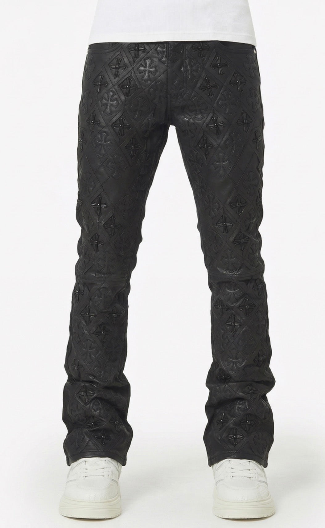 All Black Relic Waxed Pants V2