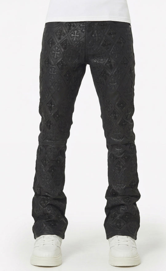 All Black Relic Waxed Pants V2