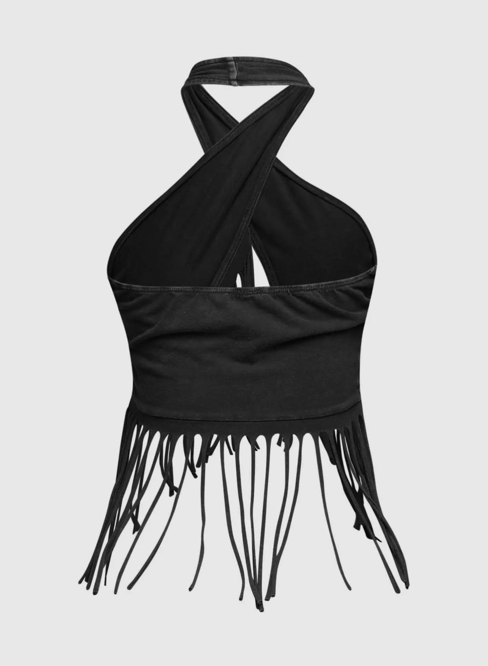 Mineral Wash Fringe Shorts Set