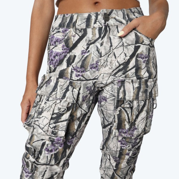 Snowbloom High Rise Stacked Jeans