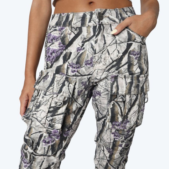 Snowbloom High Rise Stacked Jeans