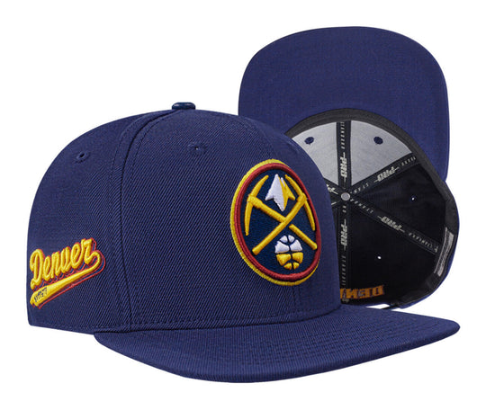 Denver Nuggets Script Tail SnapBack Hat