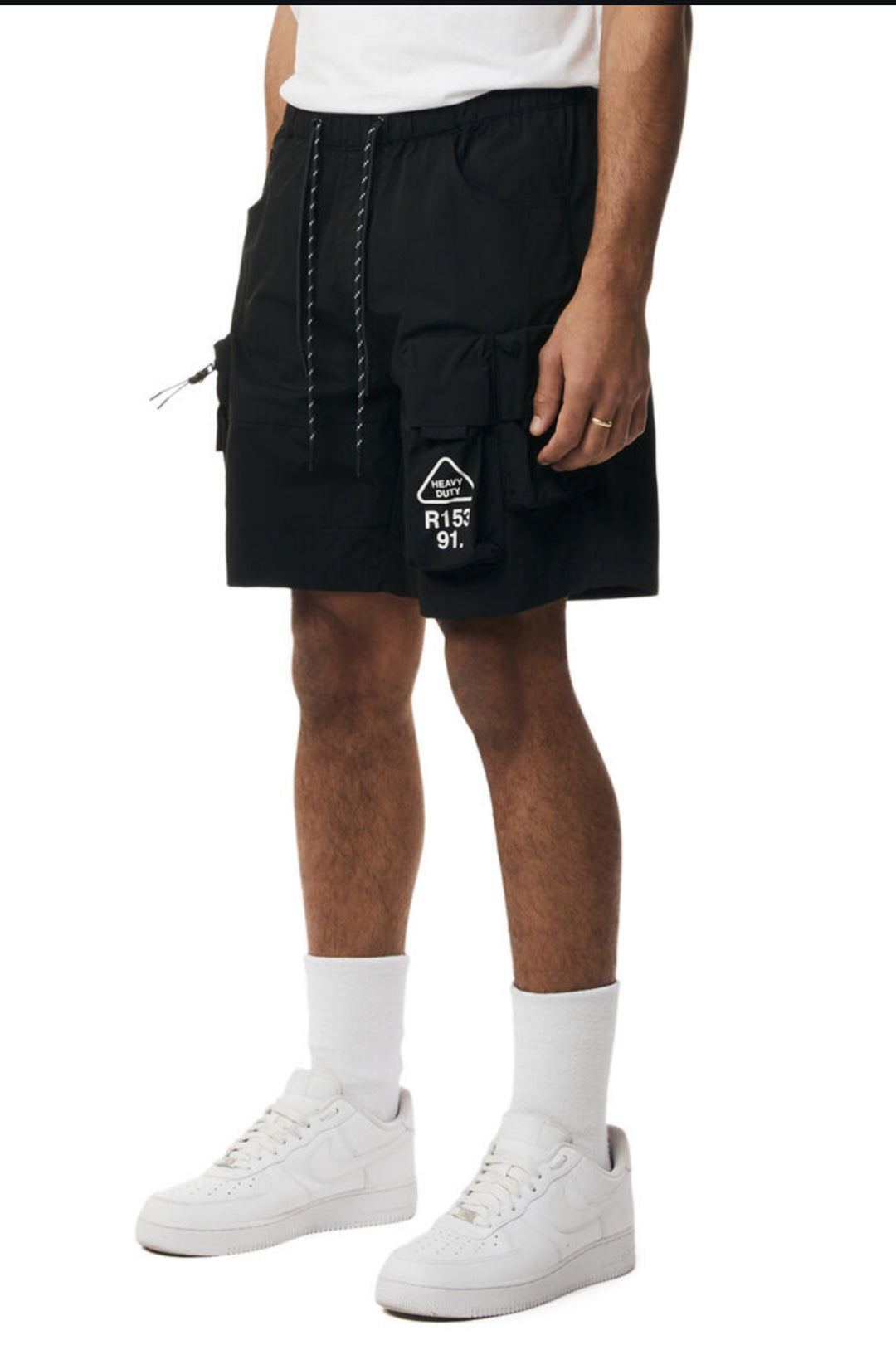 UTILITY NYLON CARGO SHORTS