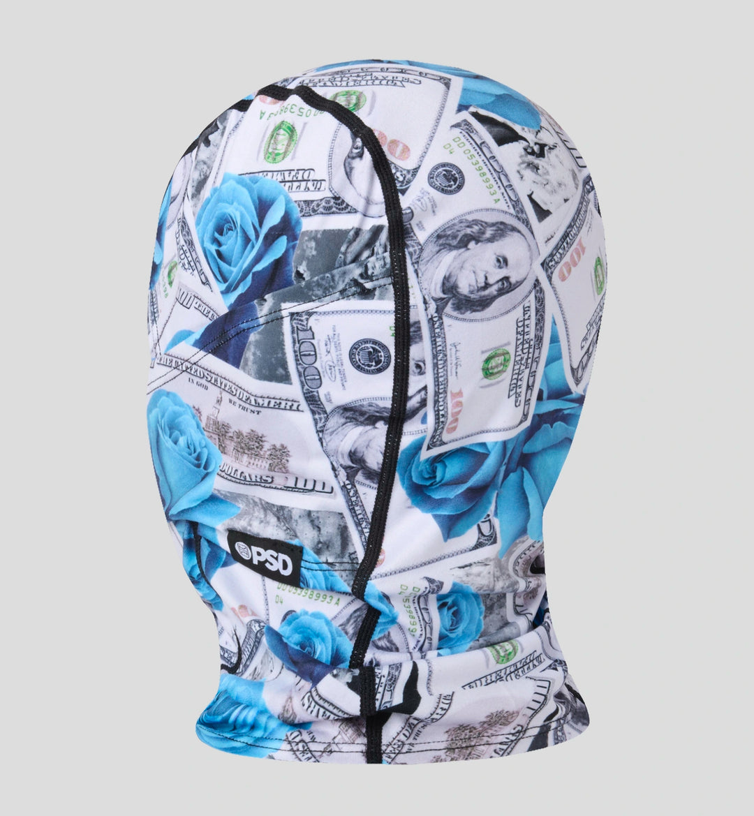 Blue Rose Money Face Mask