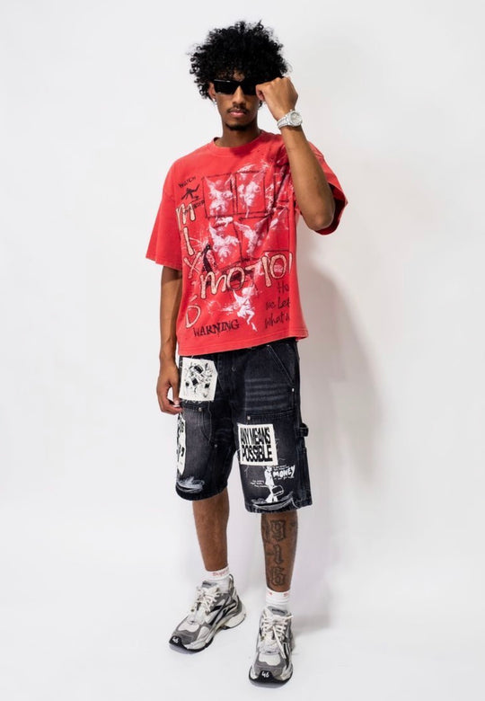 AI Denim Shorts