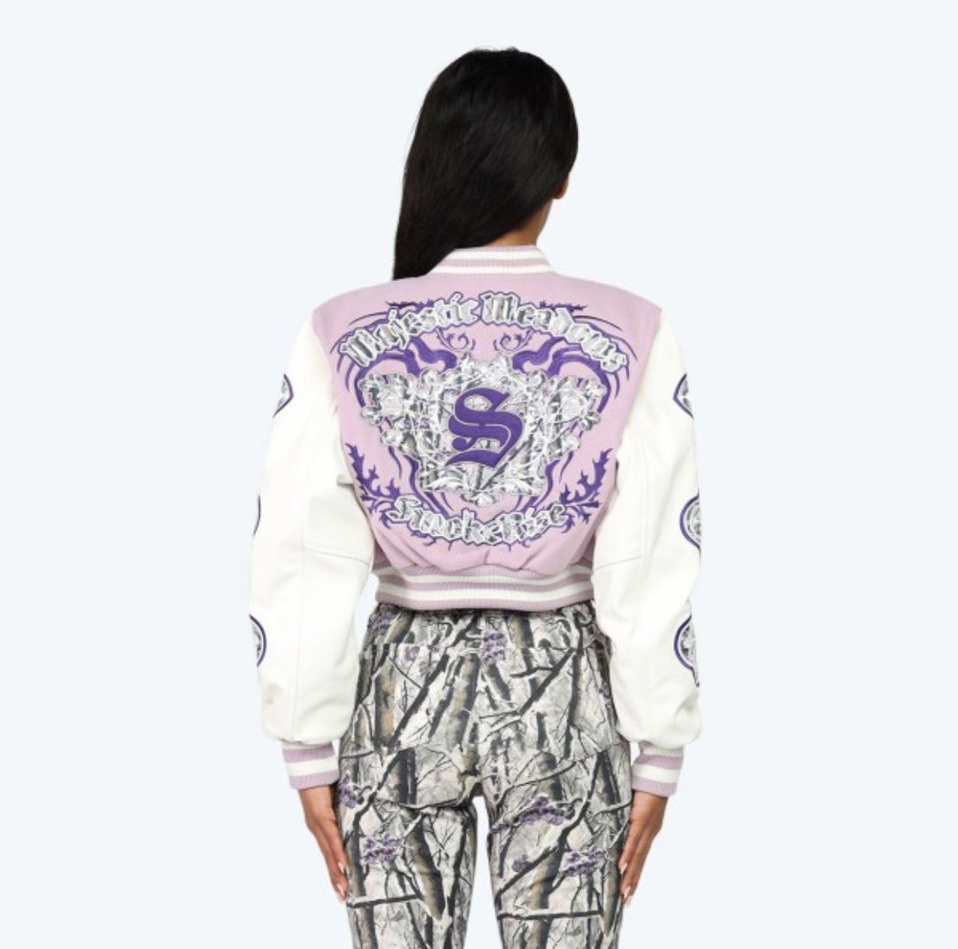 Majestic Cropped Tapestry Jacket