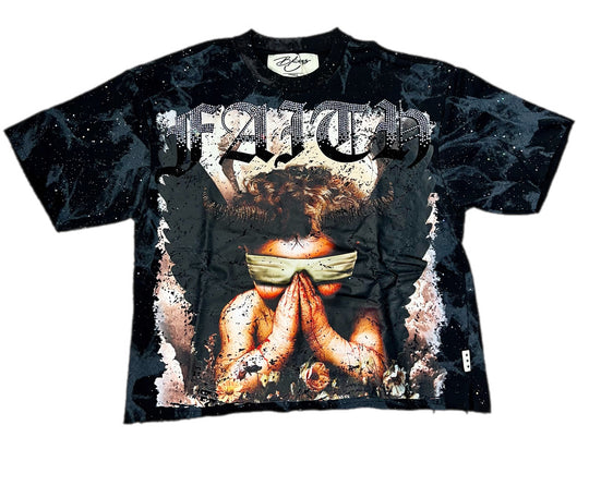Faith Premium Cropped T-shirt
