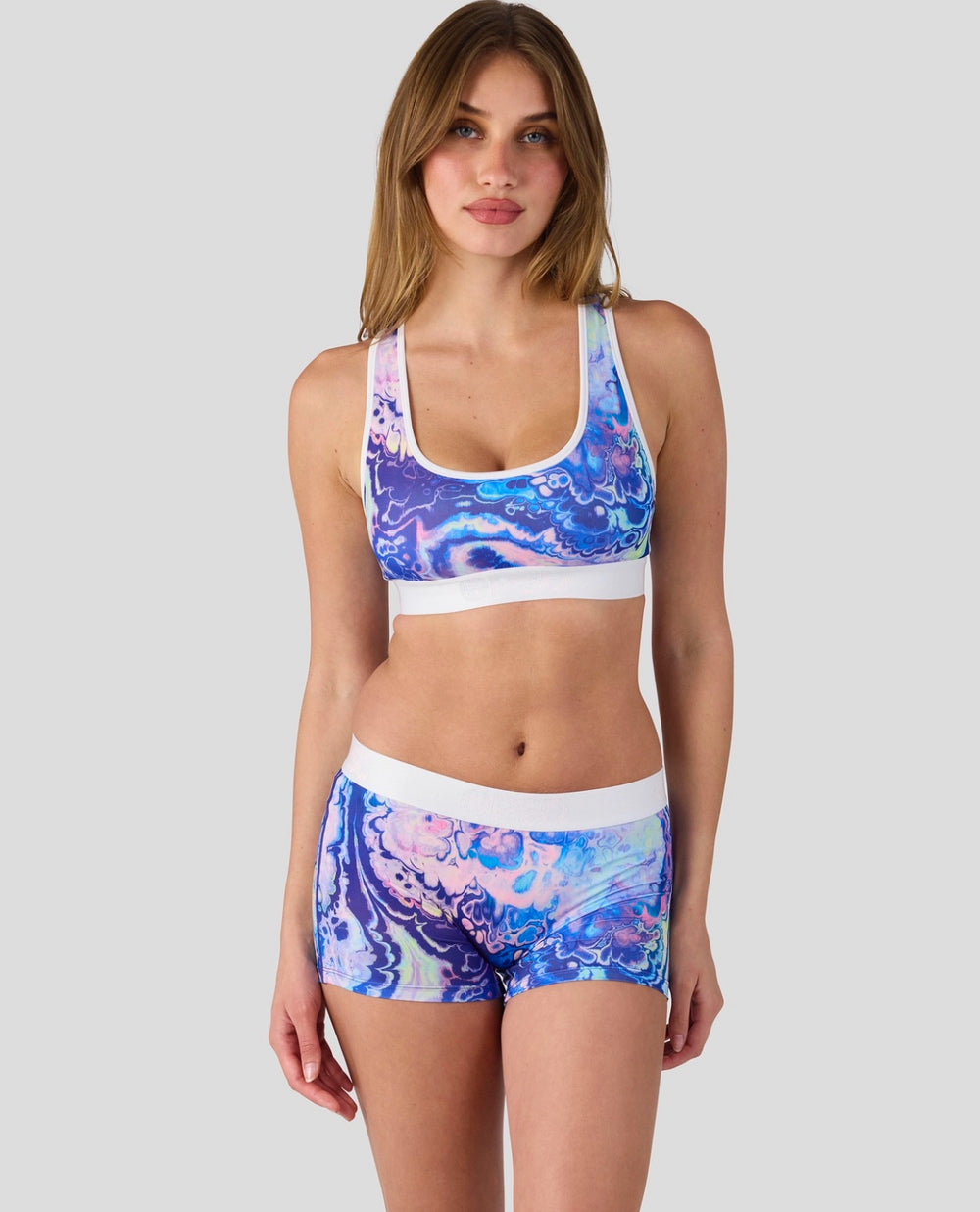 Iridescent Spills Boy Short Set