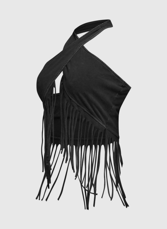 Mineral Wash Fringe Shorts Set