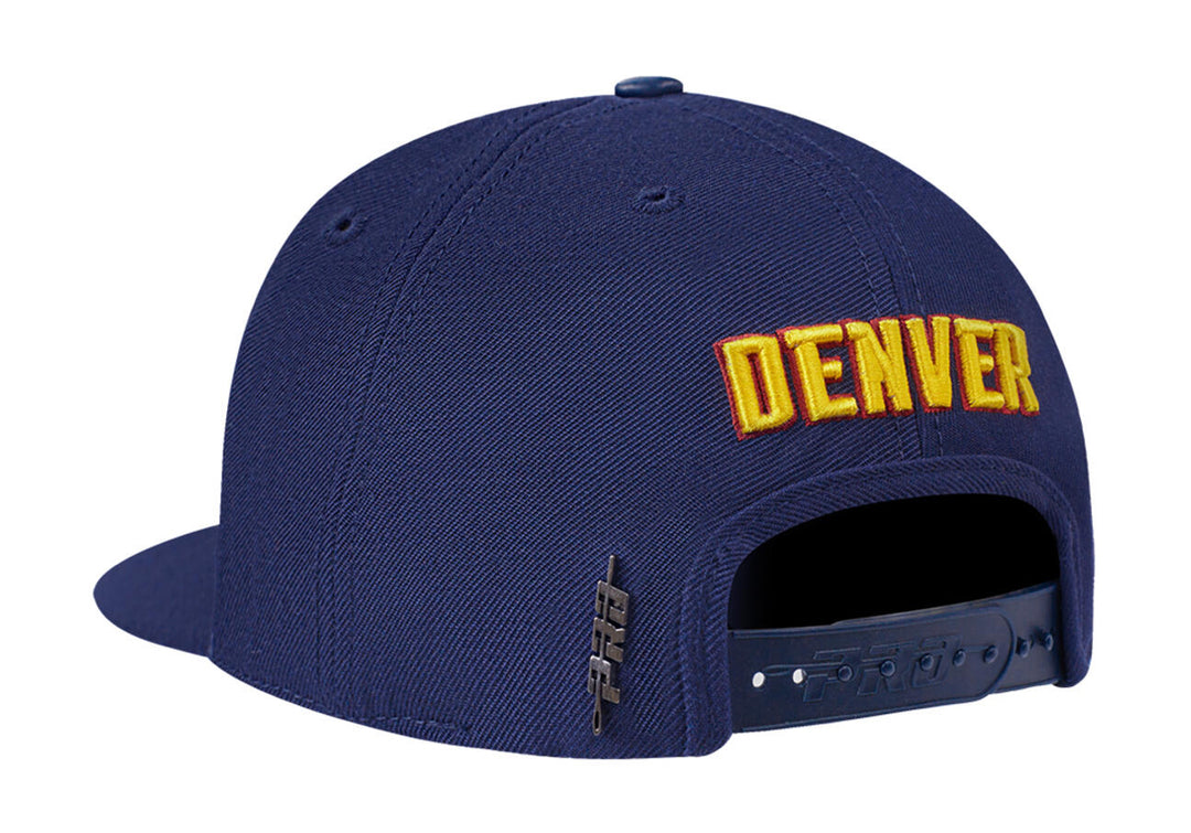 Denver Nuggets Script Tail SnapBack Hat