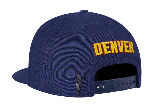 Denver Nuggets Script Tail SnapBack Hat