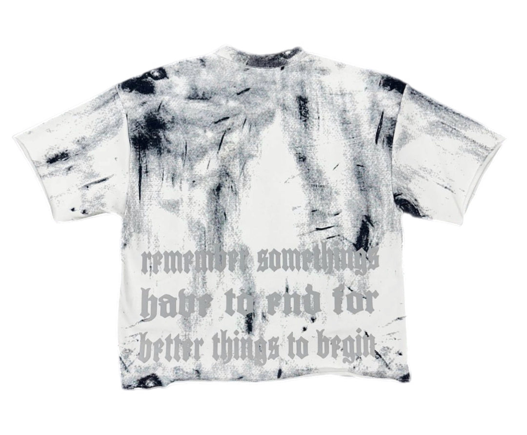 Destruction Premium Cropped Shirt