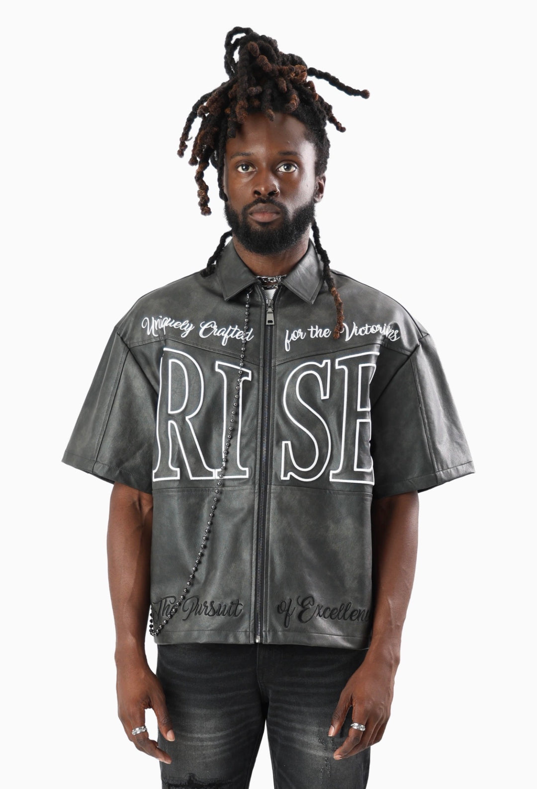 Royalty Full Zip Up Shirt