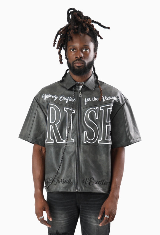 Royalty Full Zip Up Shirt
