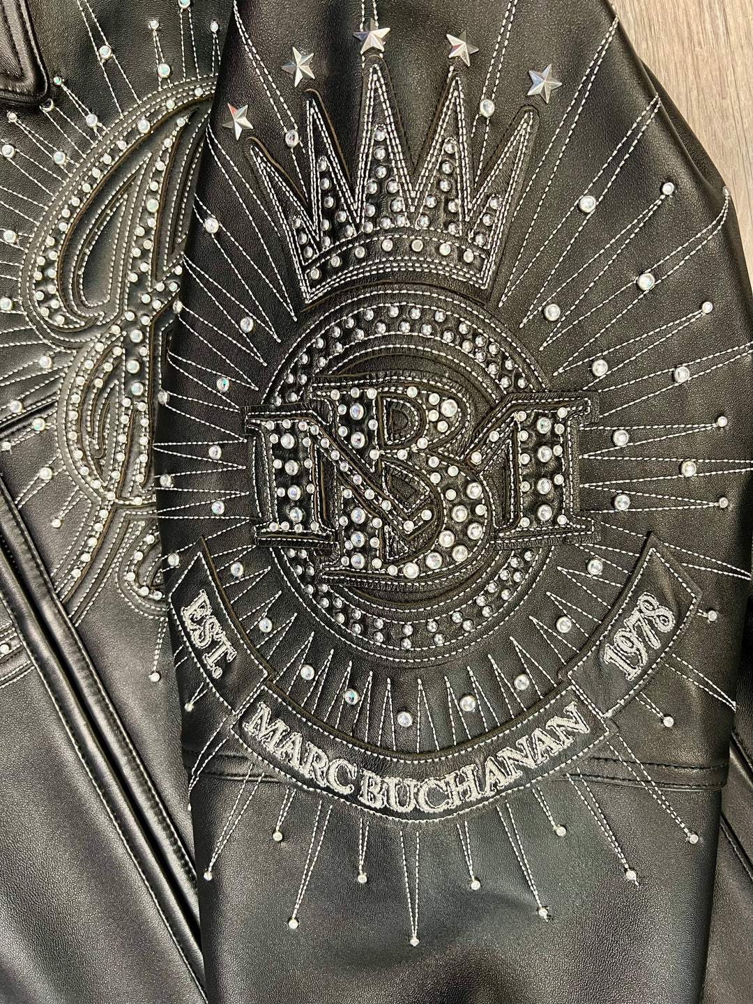Marc Buchanan 47th Anniversary Premium Leather Pelle Pelle Jacket