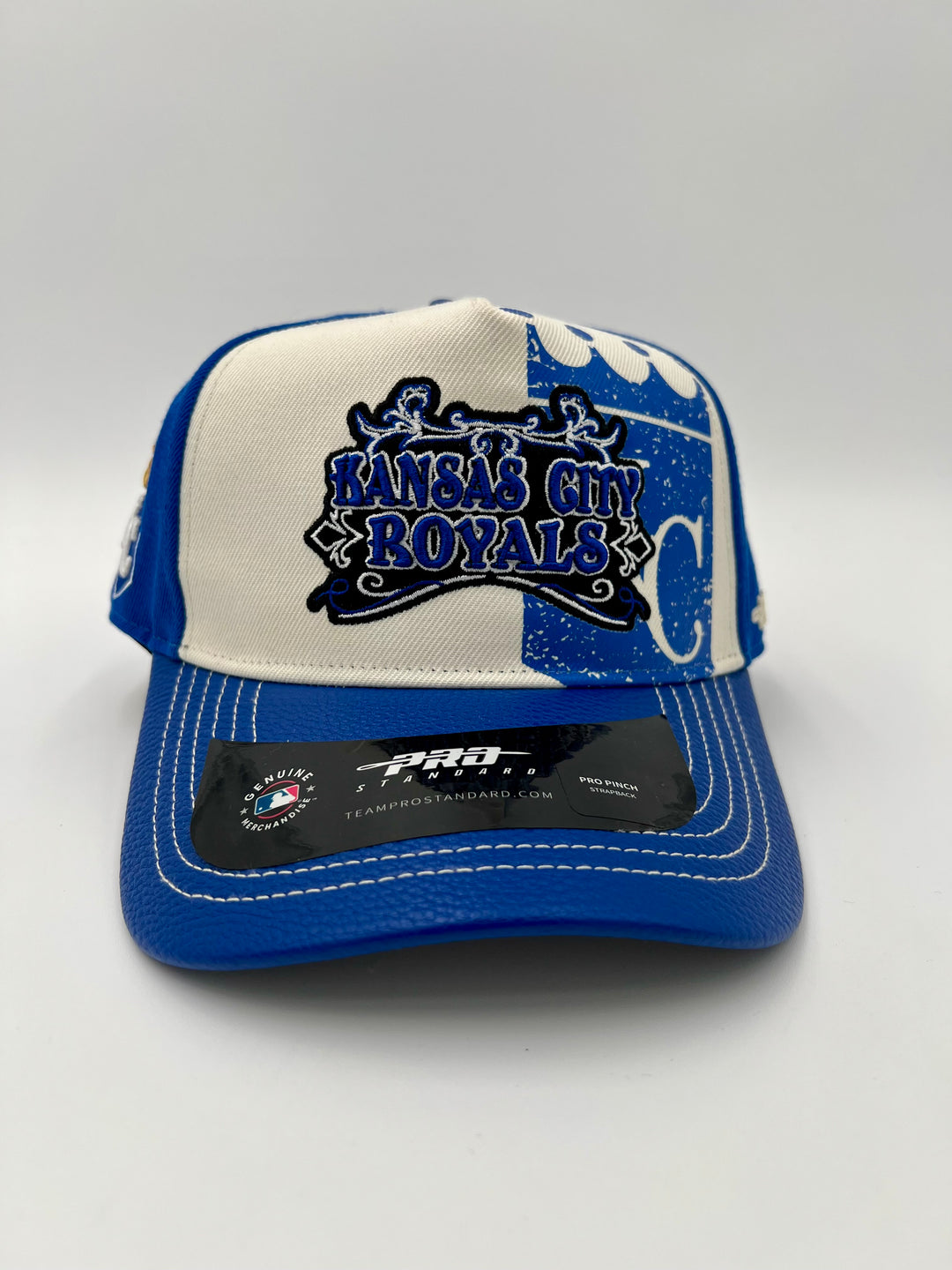 Kansas City Royals Pinched Brim SnapBack Hat