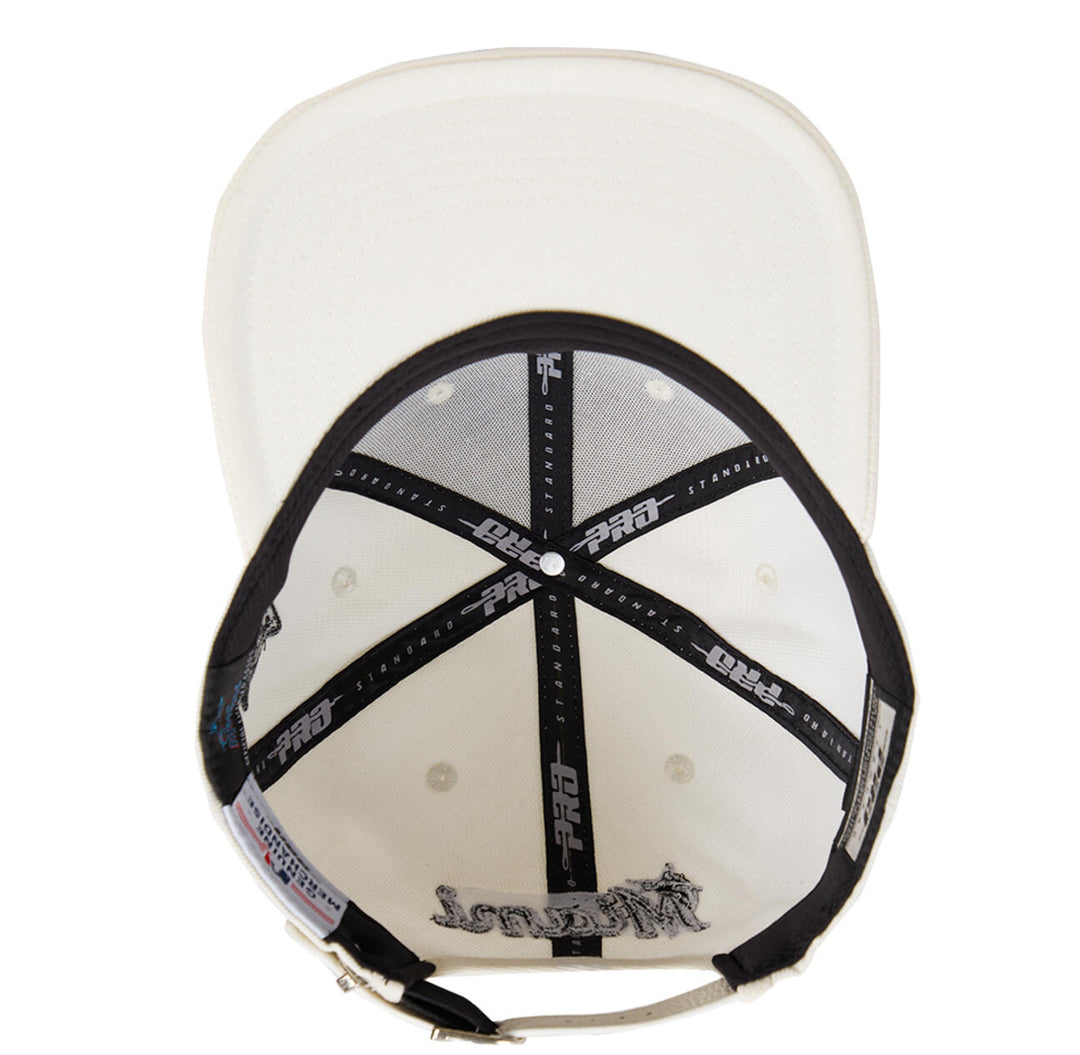 Miami Marlins snapback hat