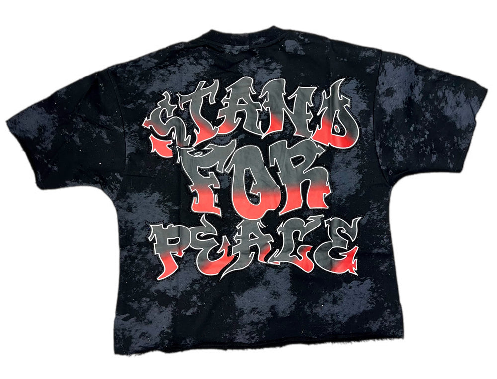 Stand 4 Peace Premium Cropped T-shirt