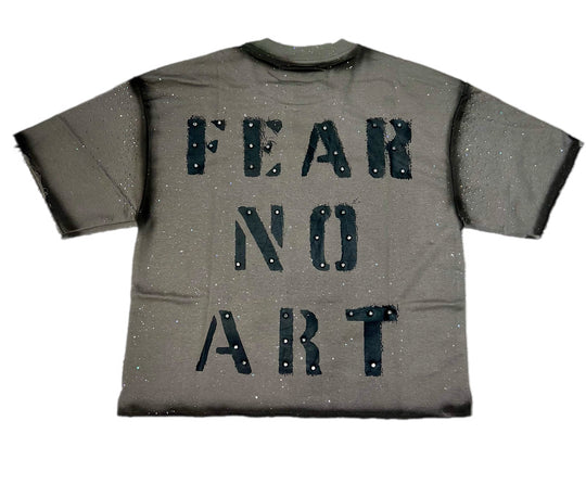 Fear No Art Premium Cropped T-Shirt (Multiple Colors)