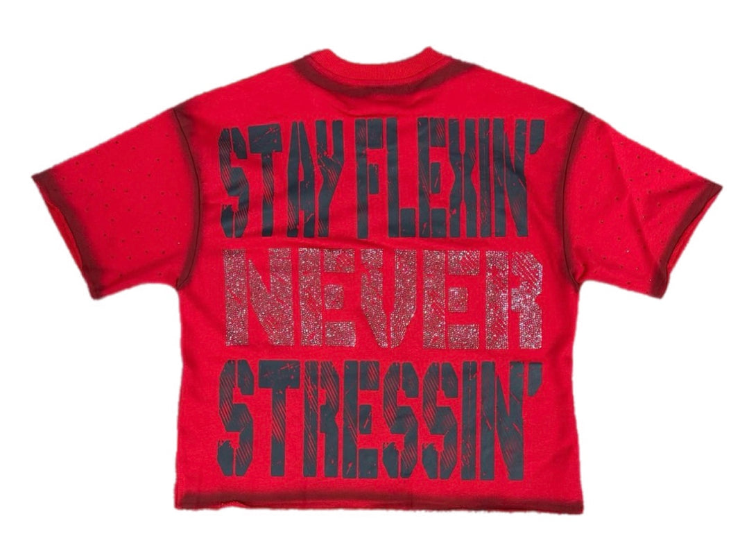 Flexin Premium Cropped Shirt