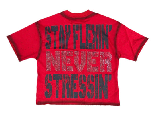 Flexin Premium Cropped Shirt