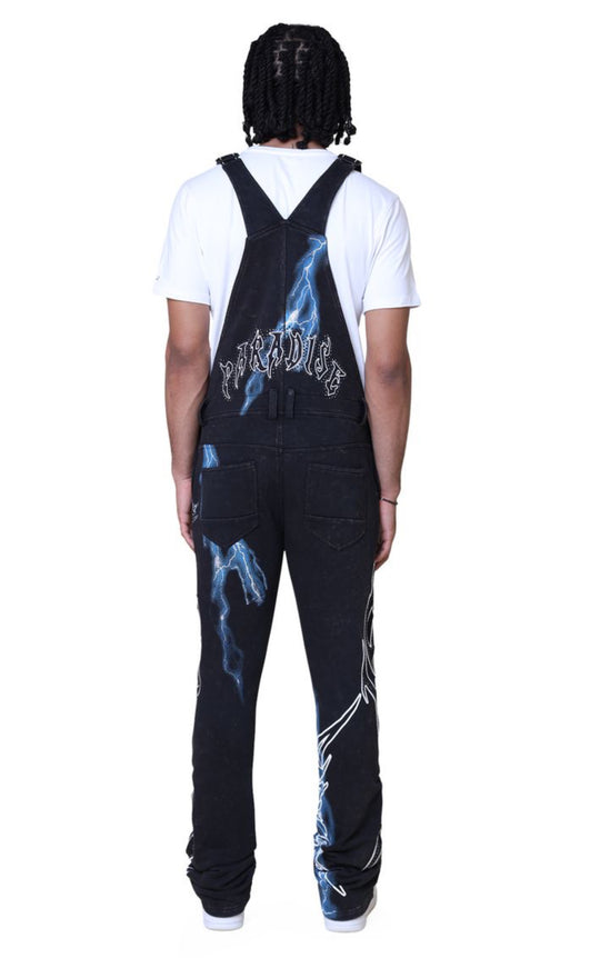 Paradise Fleece Stacked Overalls