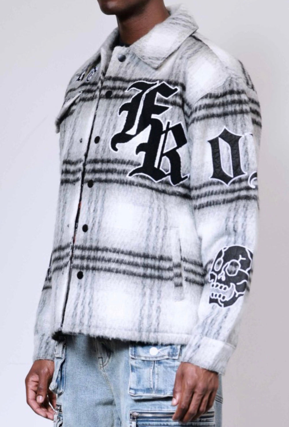 Wake Up And Be Fierce Flannel Jacket