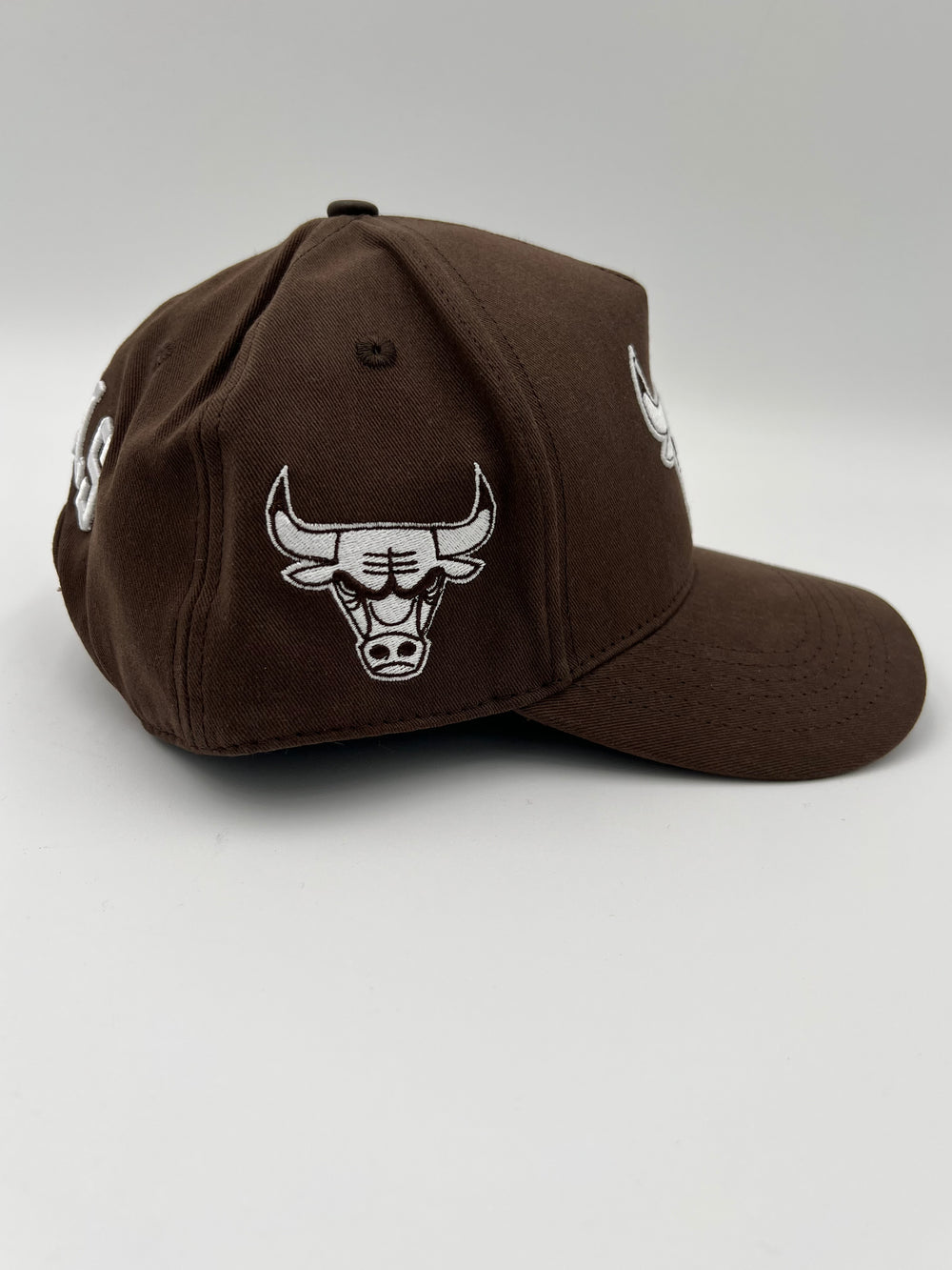 Chicago Bulls pinched brim snapback hat