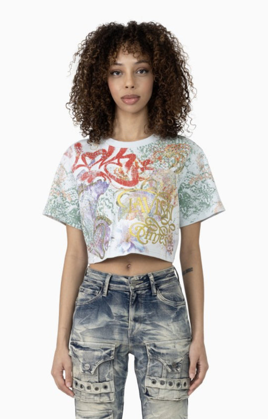 Country Air Relaxed Cropped T-Shirt