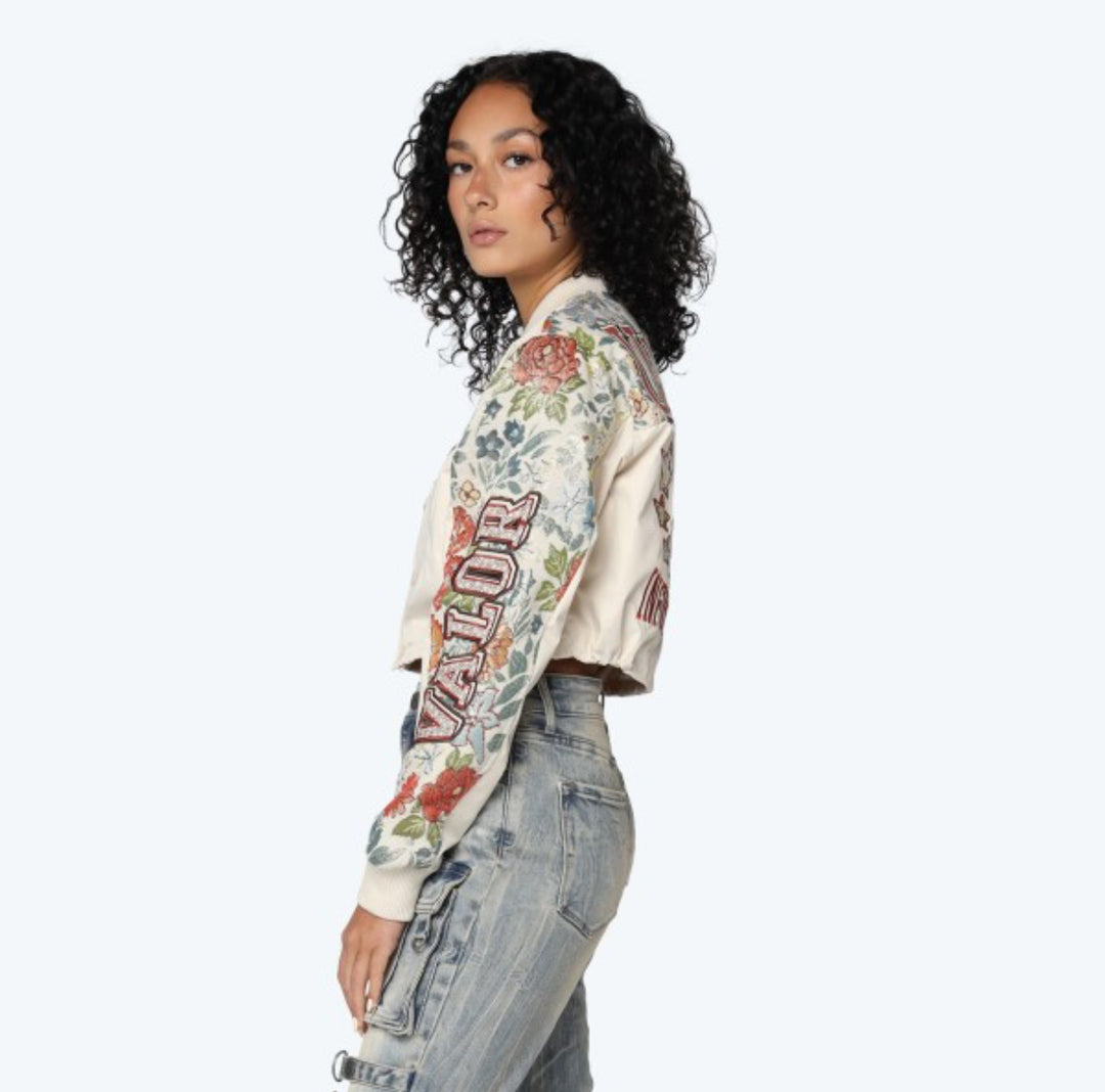 Varsity Cropped Jacket
