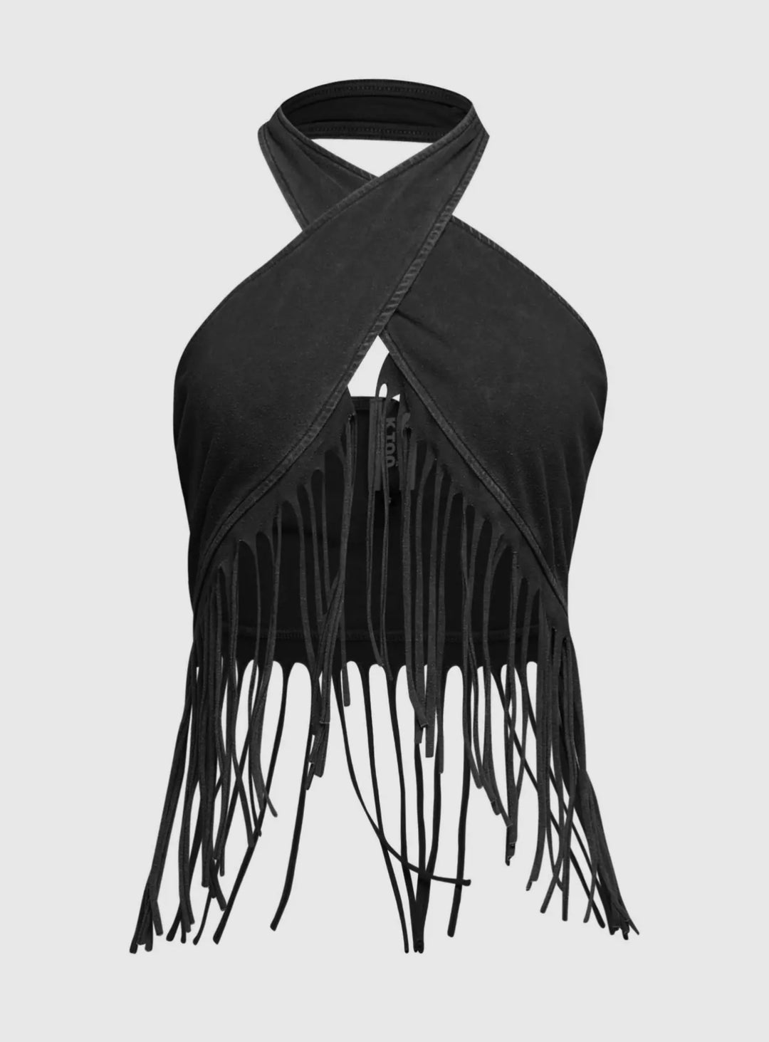Mineral Wash Fringe Shorts Set