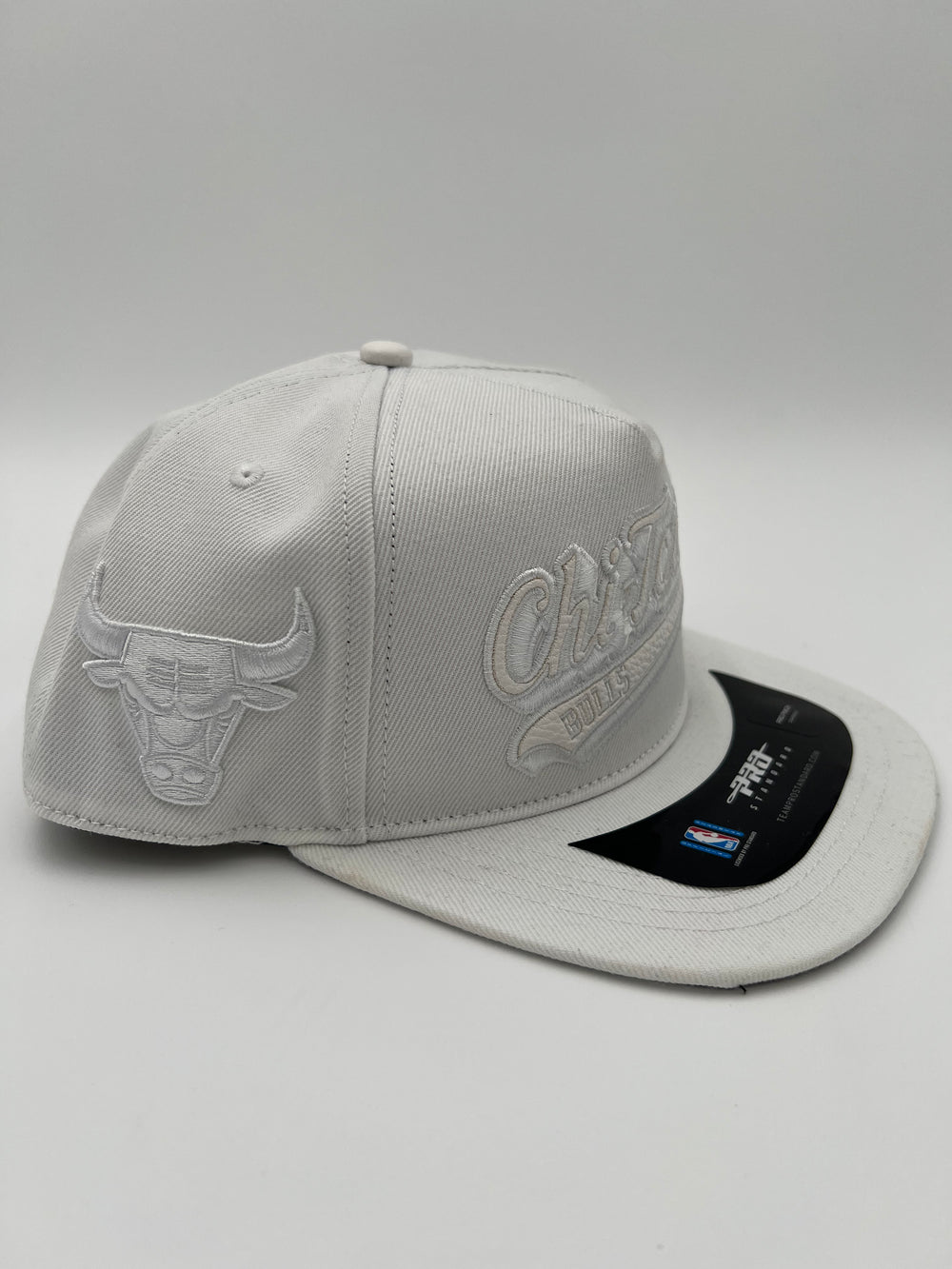 Chicago Bulls Triple White SnapBack Hat