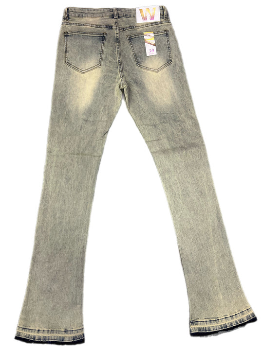 Dirty Vintage stacked Jeans