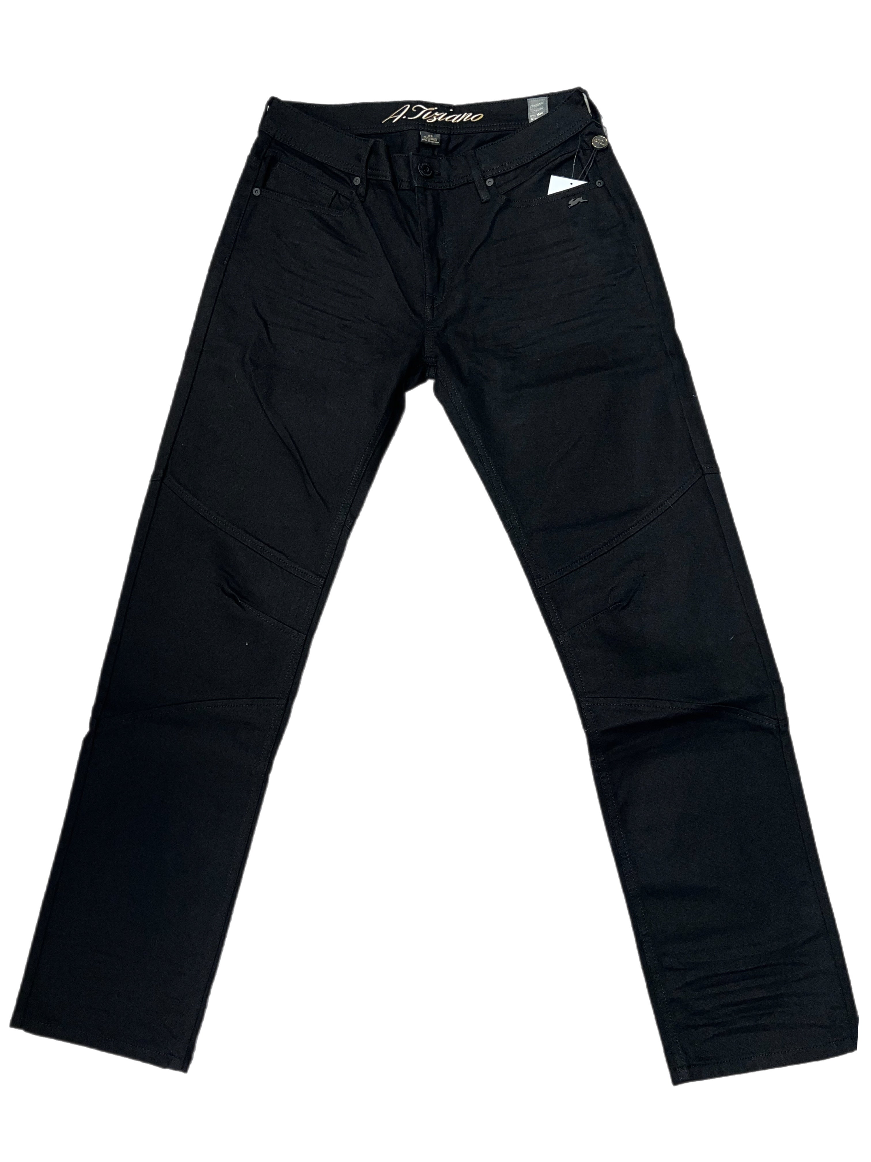 Black pants on a white background