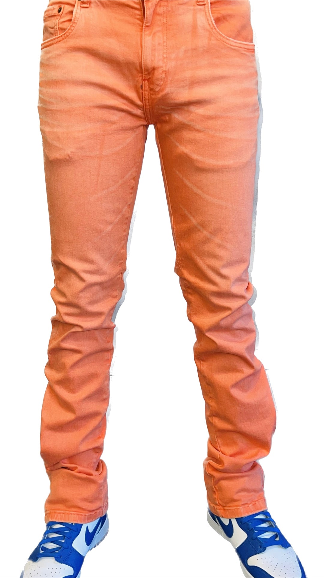 Stacked Jeans with Zipper Taker (Multiple Colors)