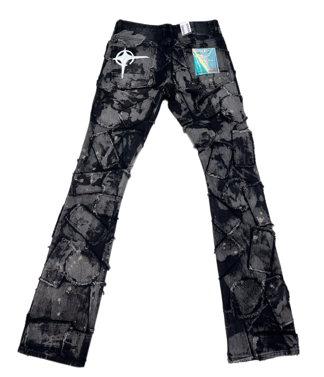 Fly style spyder stacked jeans