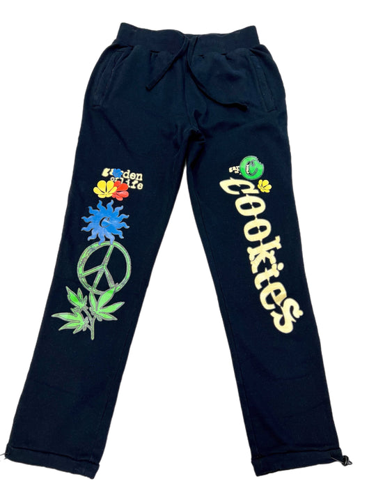 Cookies garden of life fleece sweatsuit with zip up hoodie