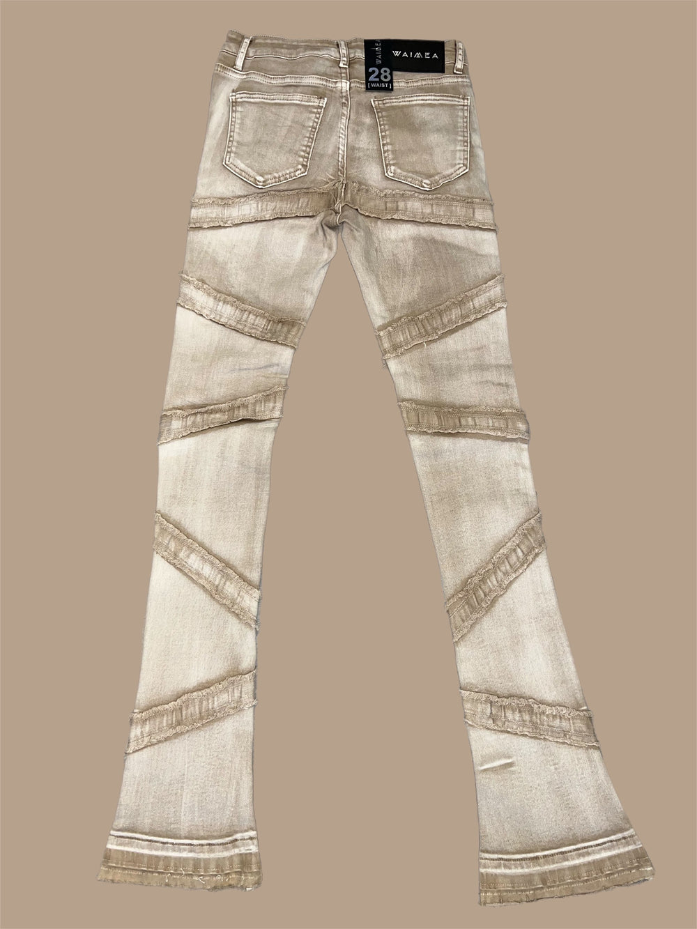 Carmel delight stacked denim (Brown Wash)