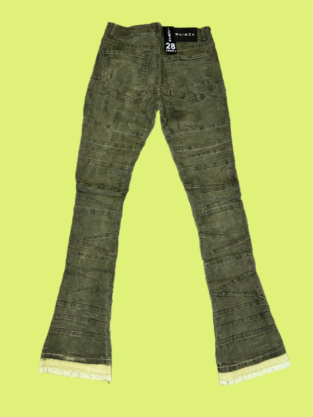 Deep Forest Stacked Pants (Olive)