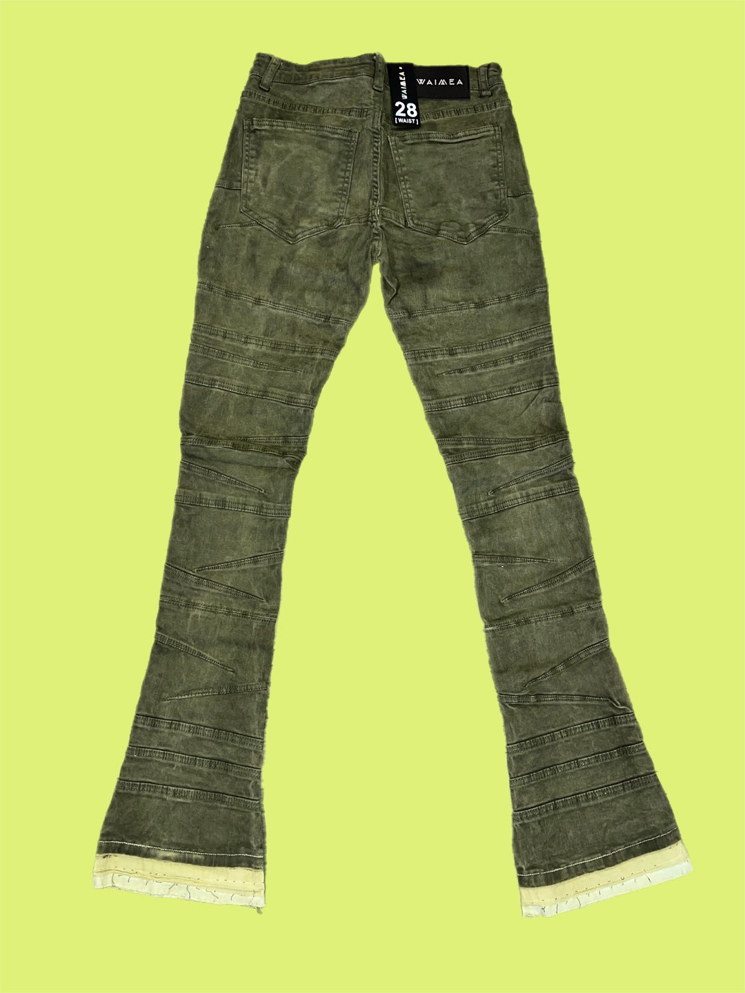 Deep Forest Stacked Pants (Olive)