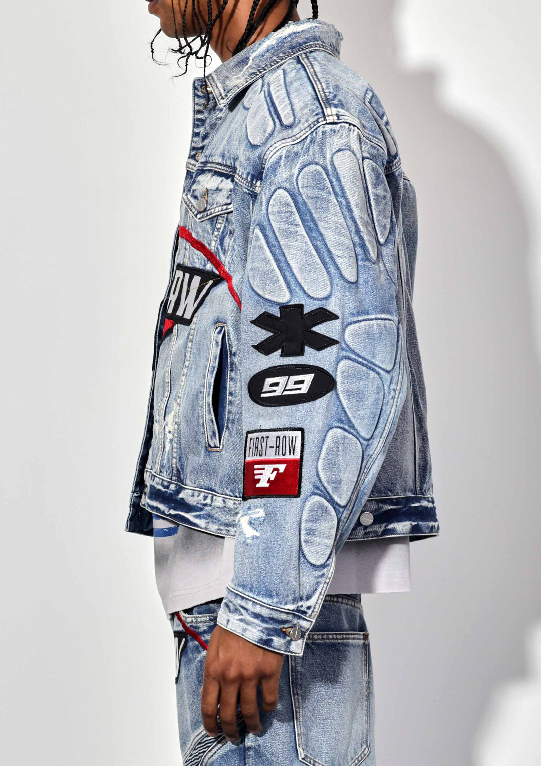 FAST LIFE WASHED DENIM JACKET
