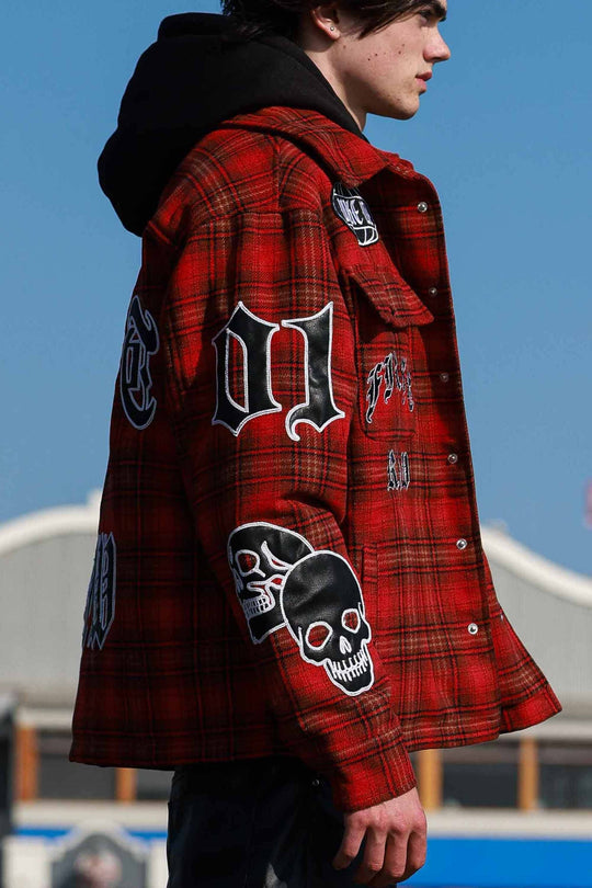 WAKE UP AND BE FIERCE HOOD SHACKET