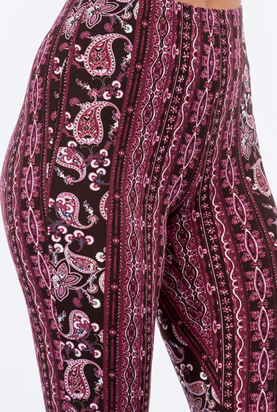 Boho Bandanna Flare Pants