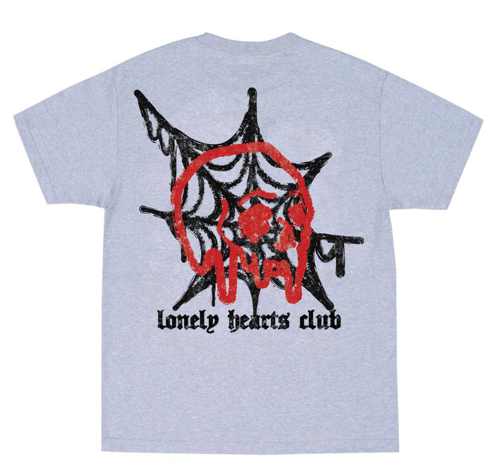 Web Of Lies T-Shirt(Athletic Grey)