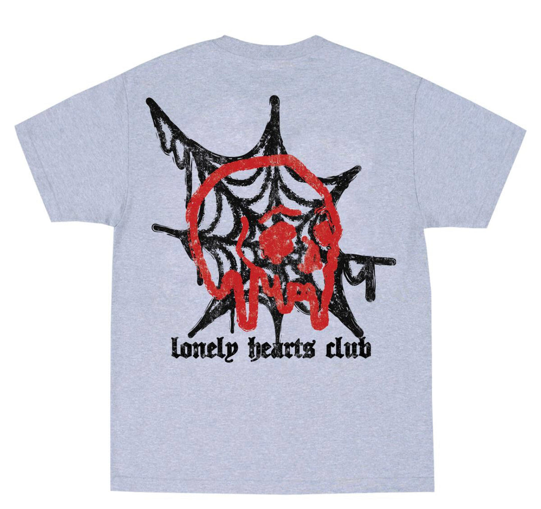 Web Of Lies T-Shirt(Athletic Grey)