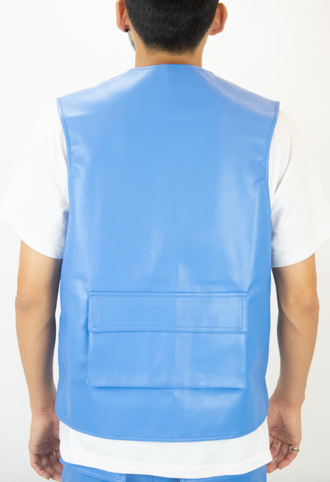 Faux Leather Vest (Multiple Colors)