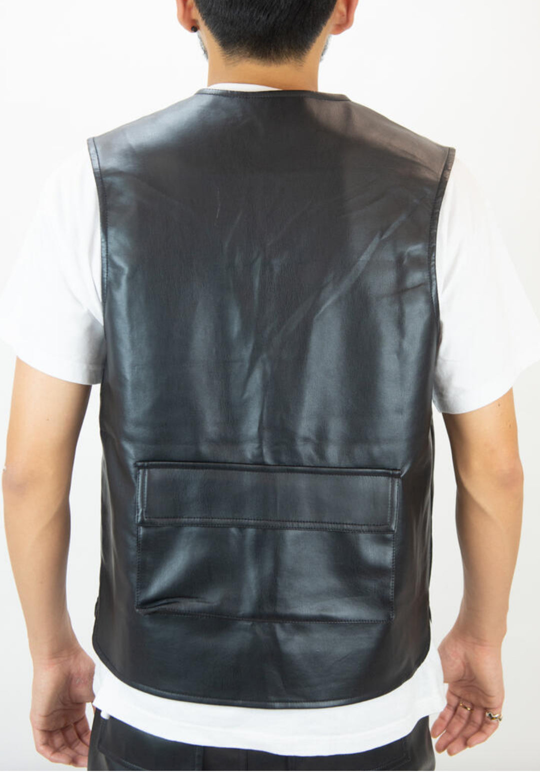 Faux Leather Vest (Multiple Colors)