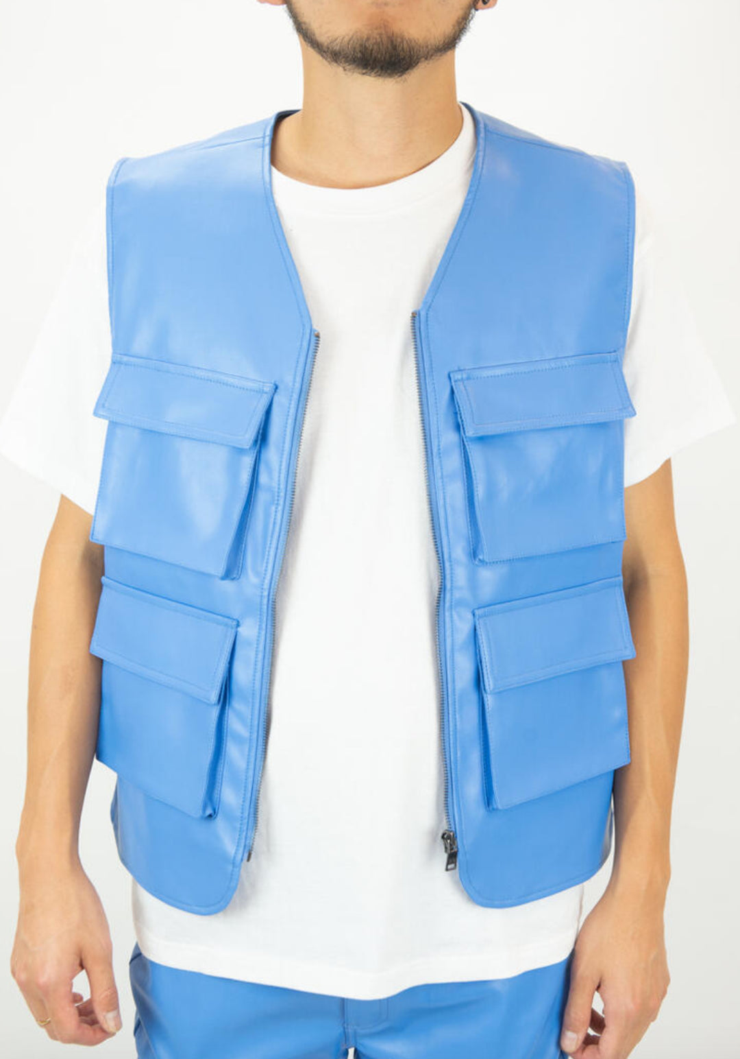 Faux Leather Vest (Multiple Colors)