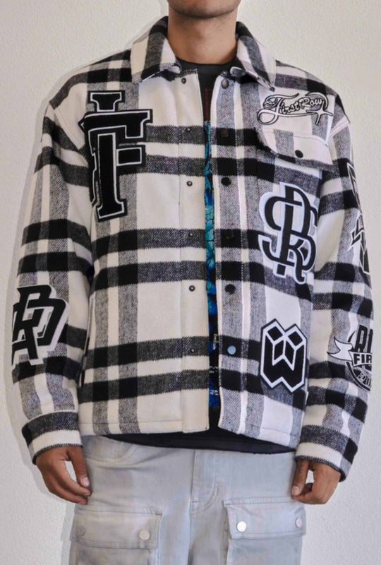 Panda Flannel Jacket